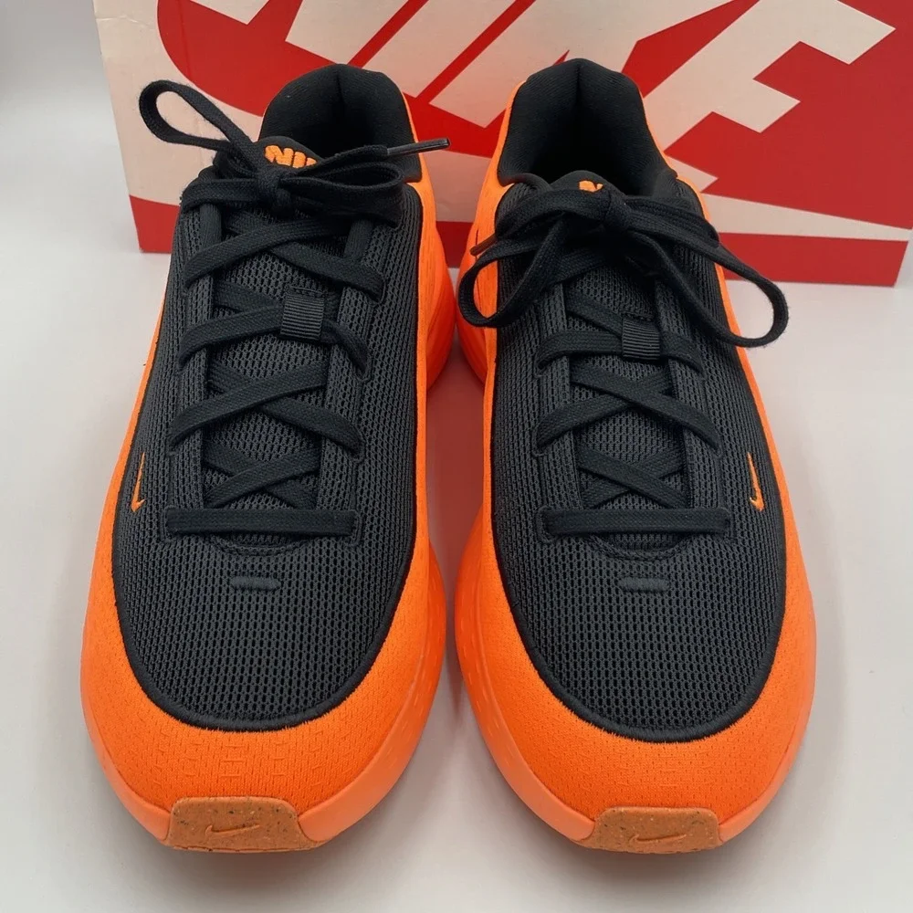 Nike Uplift SC Running Shoes Men's Size 12 Black Total Orange IB2765-004 New